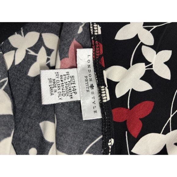 London Style Dress 14P Sleeves Sleeve Boho Vacation Clueless Preppy Pullover - Picture 6 of 8